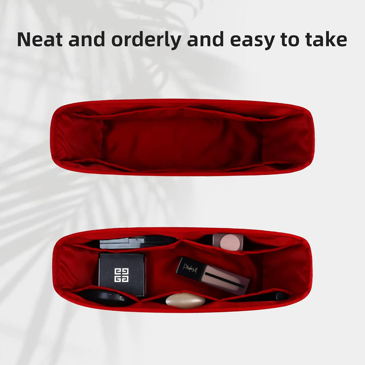 DGAZ Handtaschen Organizer Einsatz für LV Neverfull PM/MM/GM Taschen, Seide Tasche in Tasche Organiz