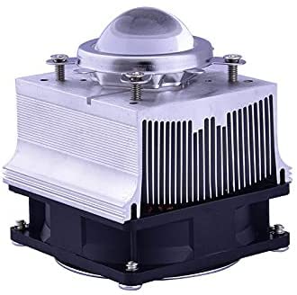 Kühlkörper aus Aluminium, 50/100/200 W, 44 mm Objektiv, 60/90/120 Grad, für 50–200 W LED-Chip (20–10