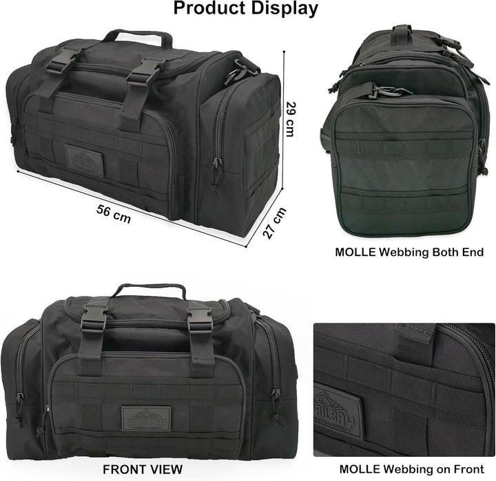 Duffle Bag Gymnastiktasche Reise- Wander- & Trekking-Sporttasche Jagd- & Angeltasche 43L Hochwertig