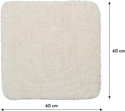 Sealskin Angora Badematte 60x60 cm Off-White