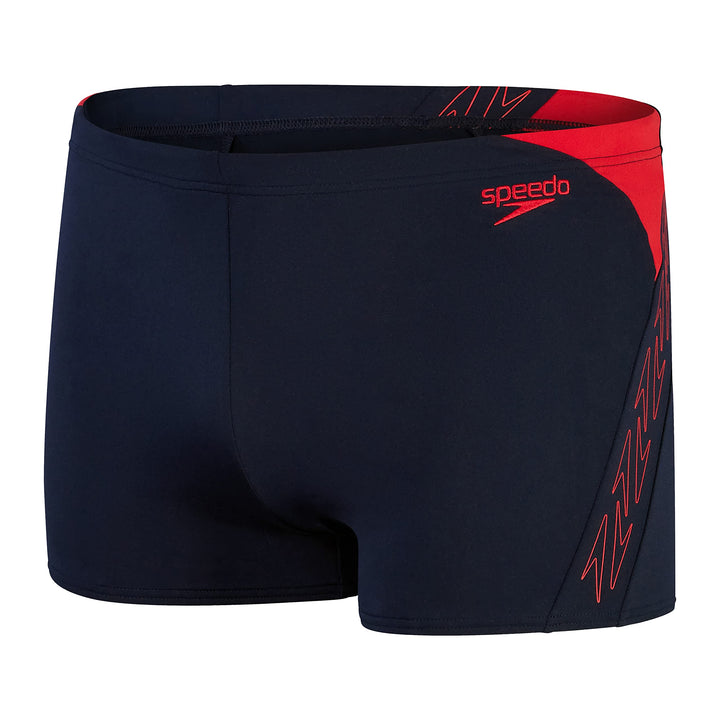 Speedo Herren Boom Splice Jammer True Navy/Fed Red 32, True Navy/Fed Red 32