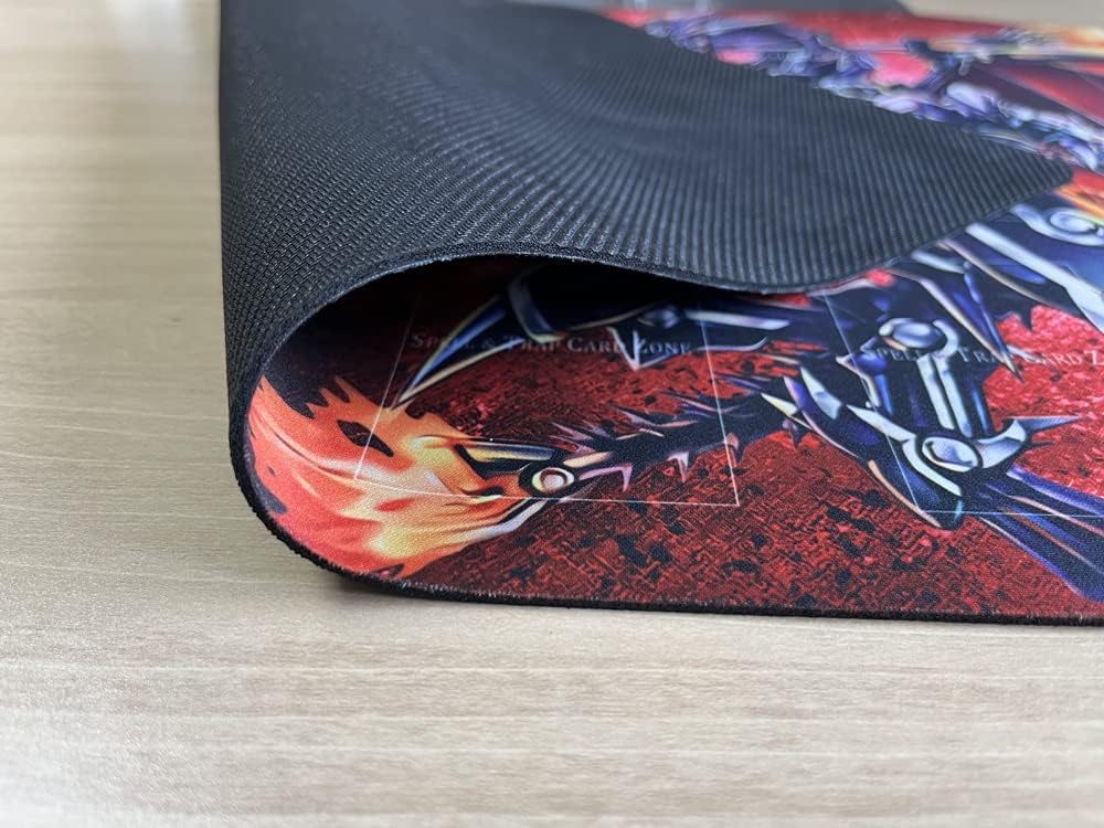 Playmat ZD014-198 Mauspad mit roten Augen, Dunkelheit, Drache, TCG CCG OCG Sammelkartenspielmatte +