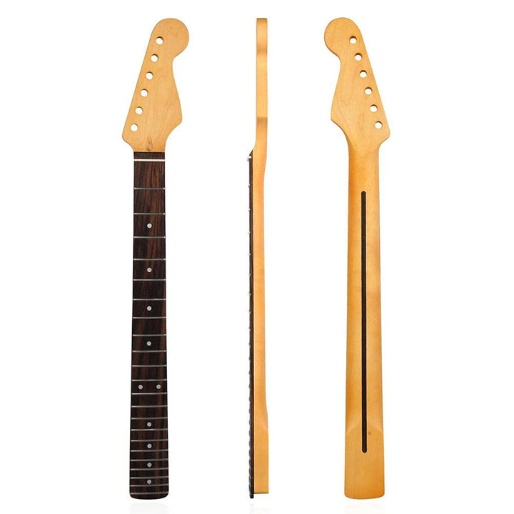 E-Gitarre-Hals, 22 Fret-Ahorn-Griffbrett-Gitarre-Hals, Gitarre-Fender-Hals für DIY-Teile Ersatz