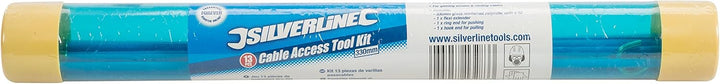 Silverline 633570 Kabelverlegewerkzeug, 13-tlg. Satz 10 x 330 mm