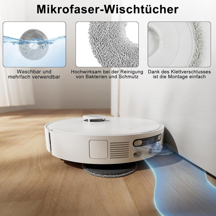 24 Stück Zubehör für Dreame L10s Ultra Gen 2, L10s Pro Ultra Heat, X30 Ultra, Mova E30 Ultra Saugrob