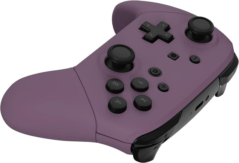 eXtremeRate Griff Hülle Set kompatibel mit Nintendo Switch Pro Controller, DIY-Ersatz Front Case/Bac