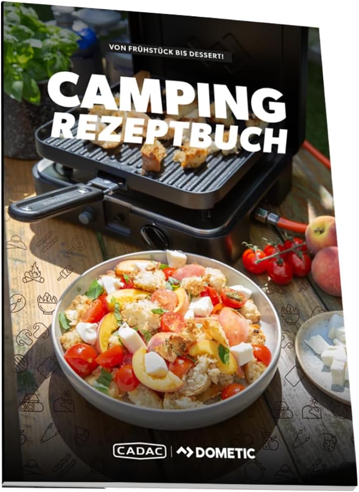 Cadac - Camping-Kochbuch - 50mBar - Rezeptbuch - Camping-Rezepte – Grillzubehör für Camping - Campin