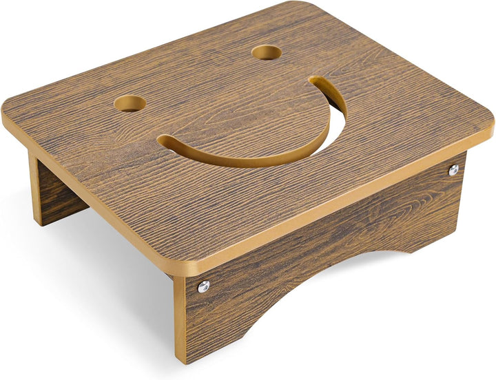 Tritthocker für Erwachsene, Senioren und Kinder mit rutschfestem Gummi, 40 x 32 x 14 cm, robuste HDP