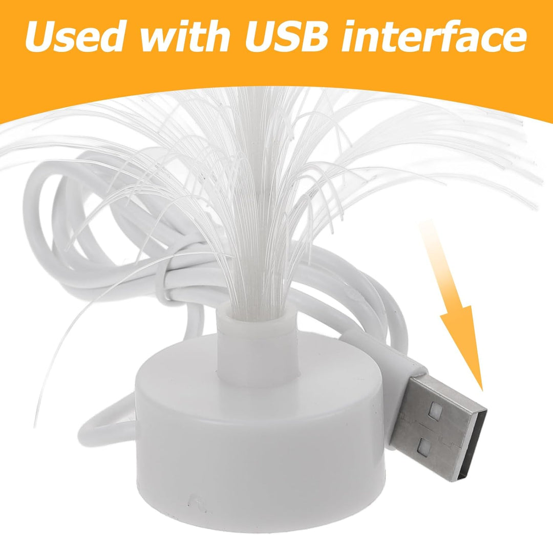 MAGICLULU Mini Led Faser Weihnachtsbaum Mit Farbwechsel USB Stromversorgung Weihnachtsbaum Für Weihn
