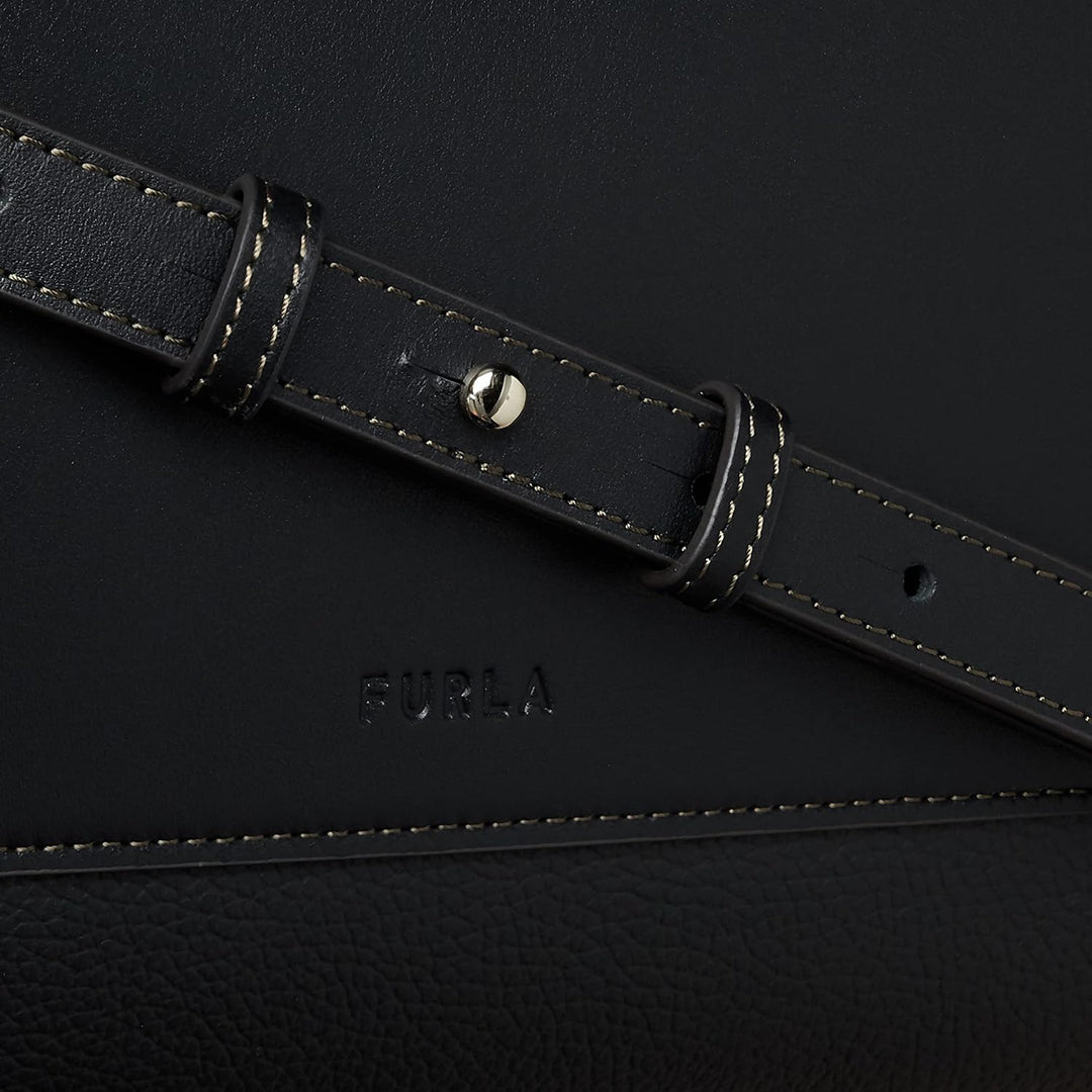 Furla Gilda Tote Bag L Nero + Marmo c