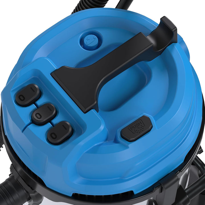 Güde GNTS 3-60L Nass-Trockensauger - 230 Volt, 3600 Watt aus 3 Elektromotoren, 190 Millibar Unterdru