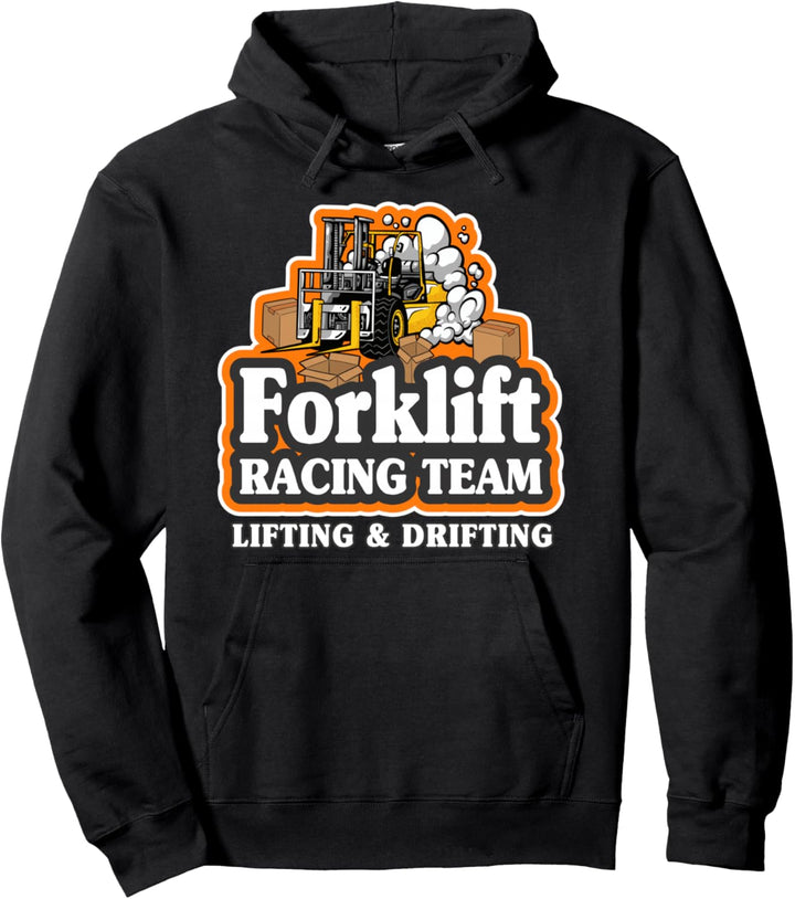 Gabelstapler Racing Team Lifting & Drifting Dad Gabelstapler Fahrer Pullover Hoodie