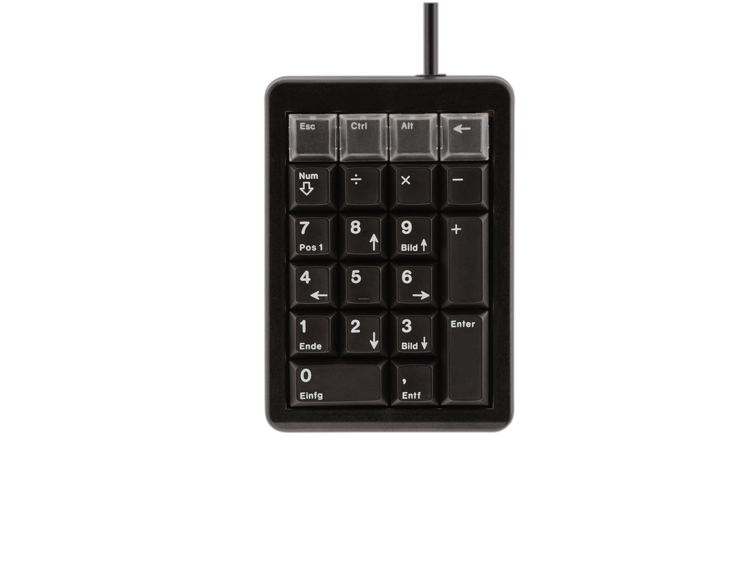 CHERRY Keypad G84-4700 USB Black - Tastaturen (USB, 0-50 °C, Schwarz, 90 x 132 x 34 mm, Windows TM X
