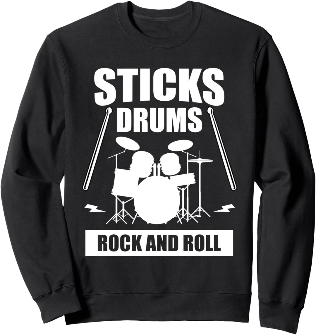 Drummer, Schlagzeug und Schlagzeuger Motiv Sweatshirt