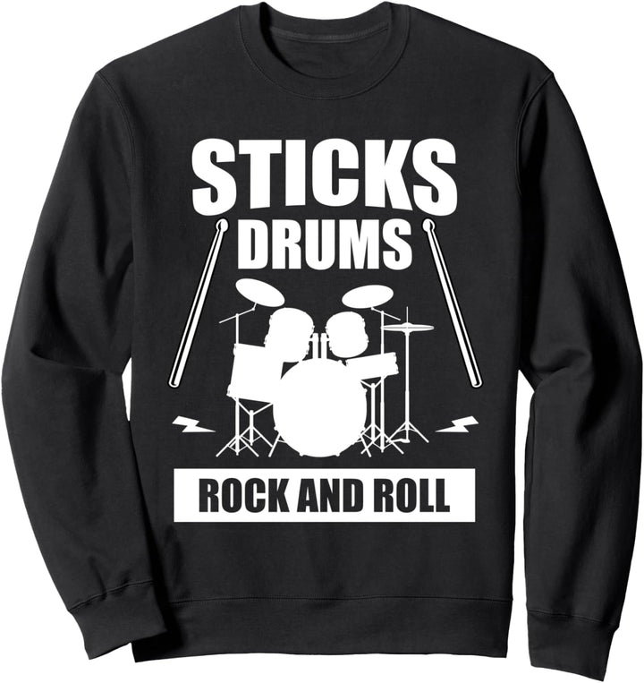 Drummer, Schlagzeug und Schlagzeuger Motiv Sweatshirt