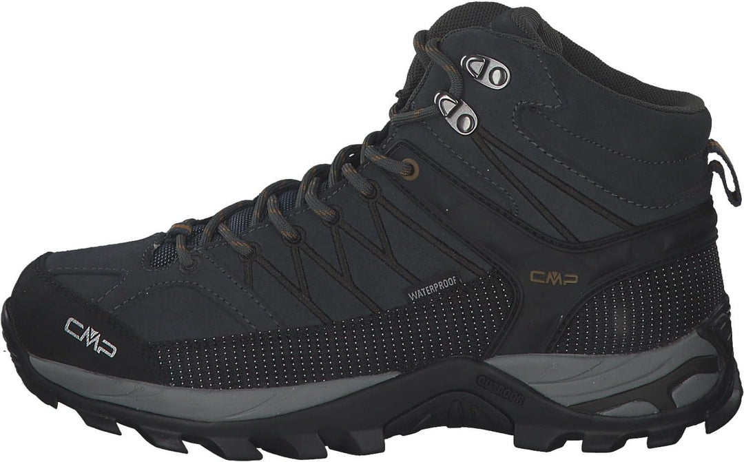 CMP Men's Rigel Mid Trekking Shoes Wp 42 EU Antracite Arabica, 42 EU Antracite Arabica