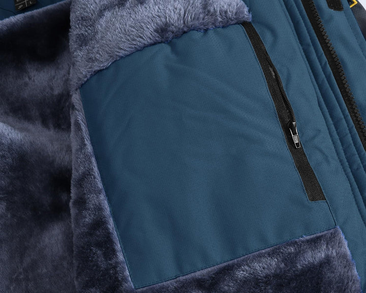 Herren Winter Fleecejacke Warm Jacke Softshelljacke Atmungsaktiv Outdoor Skijacke Winddichte Wasserd