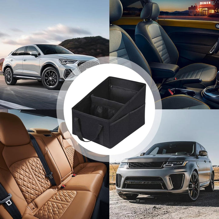 Kofferraum-Aufbewahrung, Kofferraum-Box, Multi-Pocket-Auto-Organizer, wasserdichte Auto-Aufbewahrung