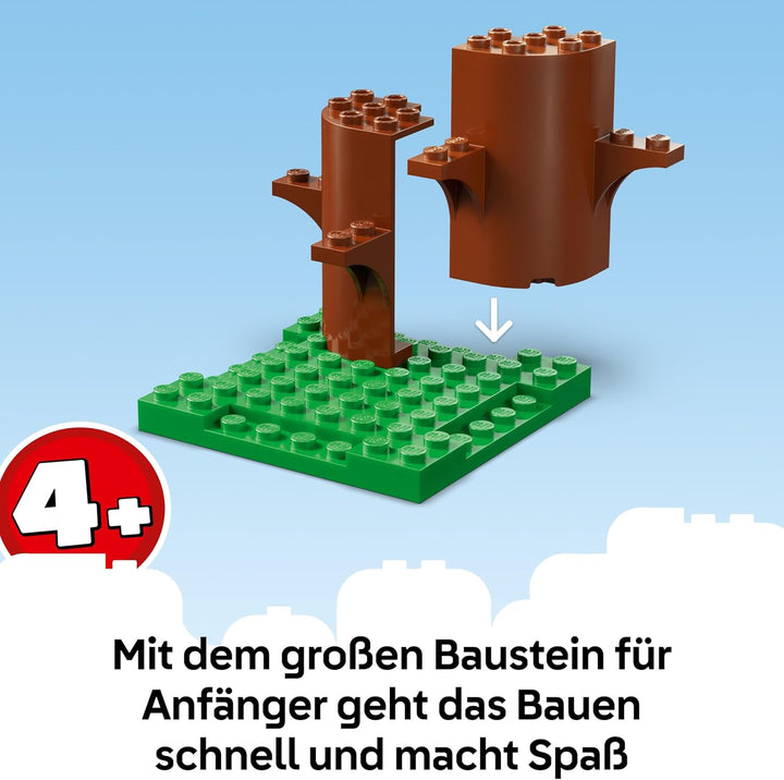 LEGO Bluey: Blueys Haus - Modulares Spielzeug mit Räumen, Garten, 4 Minifiguren und Zubehör - Gesche