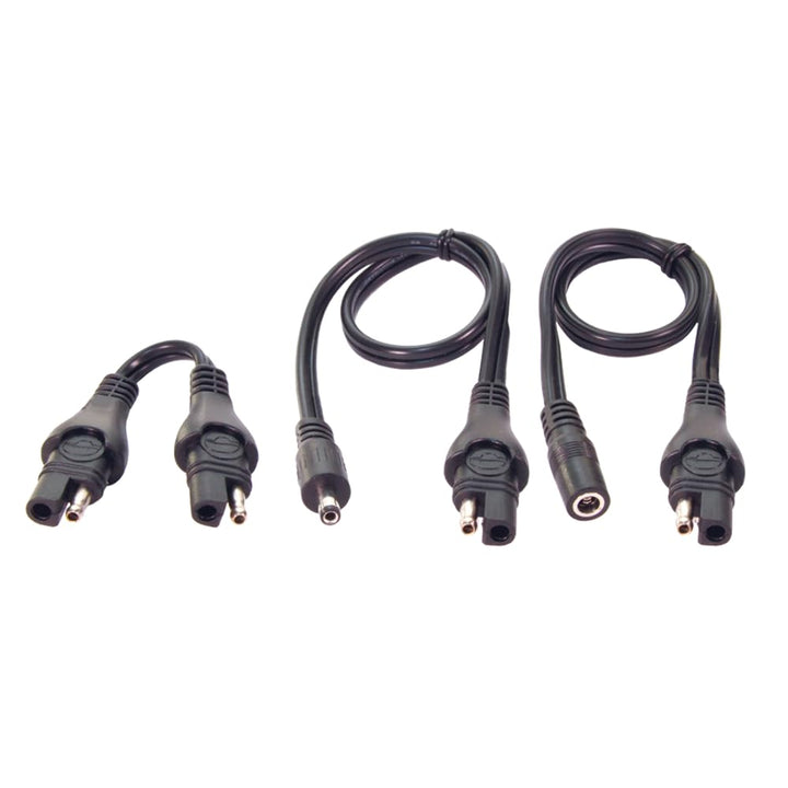 TecMate OptiMATE CABLE O-67, Adaptersatz, 3-teilig, SAE auf DC 2,5 mm OptiMATE Witterungsbeständige