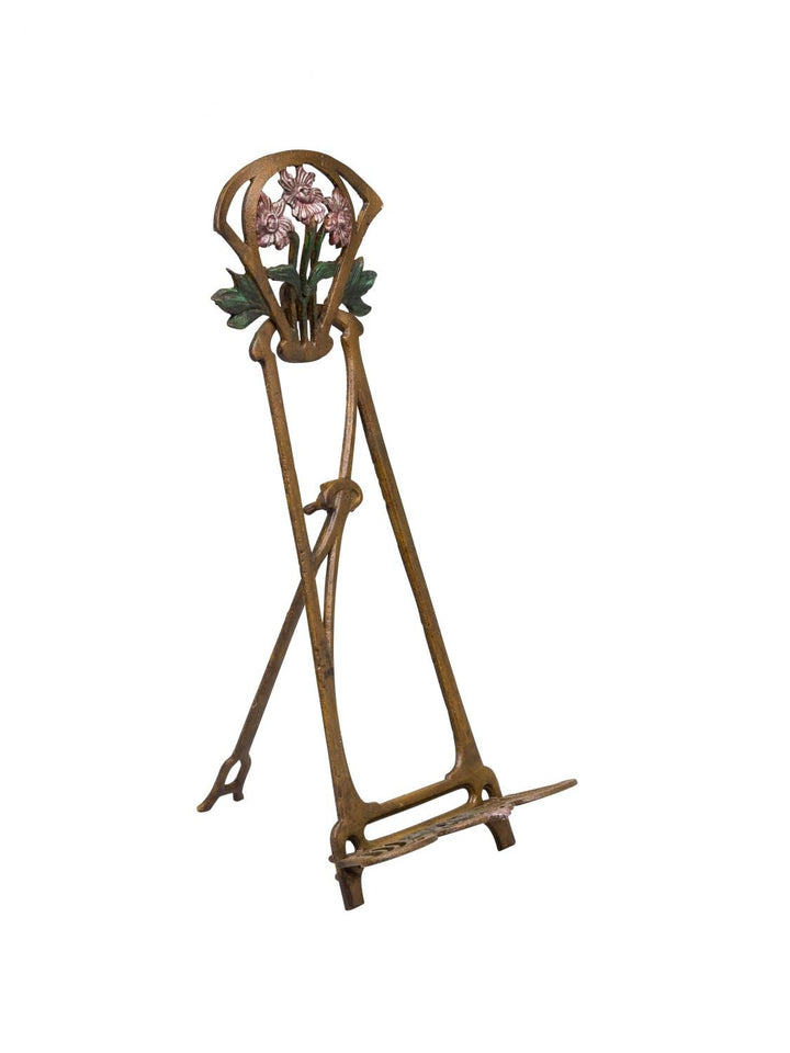 aubaho Staffelei Bildhalter Notenständer Buchständer Ständer Eisen antik Stil 42cm