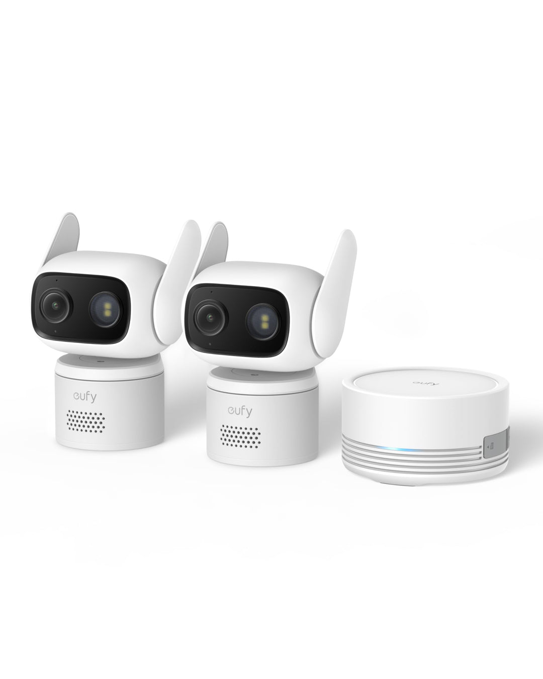 eufy Überwachungskamera C31 kabelgebunden 2-Kamera-Set, Überwachungskamera | Farbnachtsicht, ohne Ab