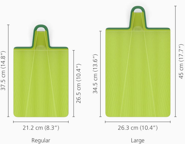 Joseph Joseph Chop2Pot Plus Faltbares Schneidebrett , grün, Regulär 37.5L x 7B cm Green, 37.5L x 7B