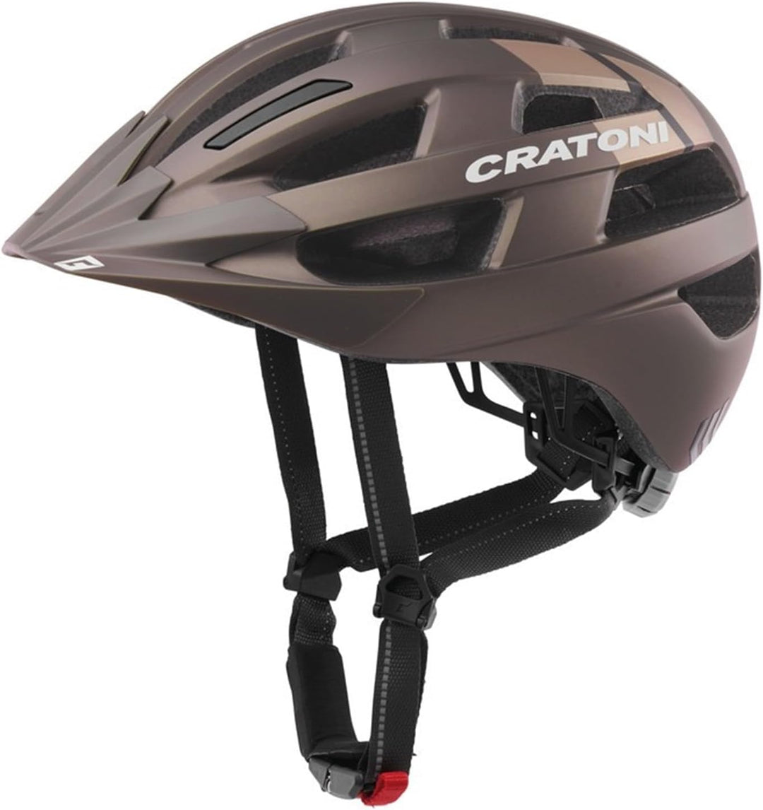 Cratoni City - Fahrradhelm Velo-X braun metallic matt, M