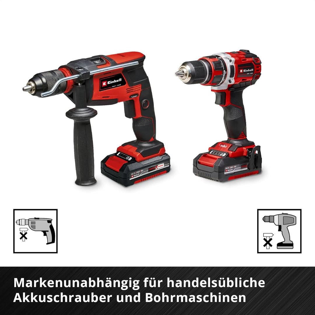 Original Einhell Werkzeugkoffer Renovierung E-Case 78-tlg. (Renovierungen, Bohrer, Bit-Set, Fugenwer