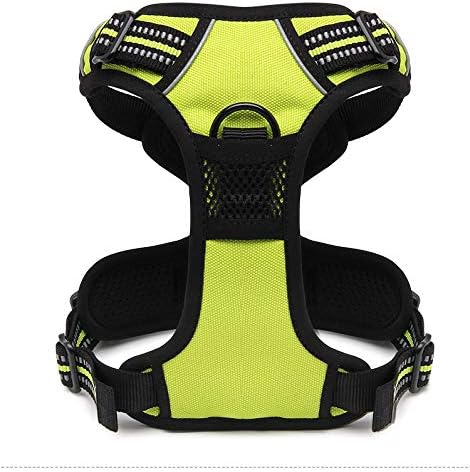 WINHYEPET Truelove Hundegeschirr No-Pull Reflektierendes verstellbar Haustiergeschirr mit 2 Leinencl