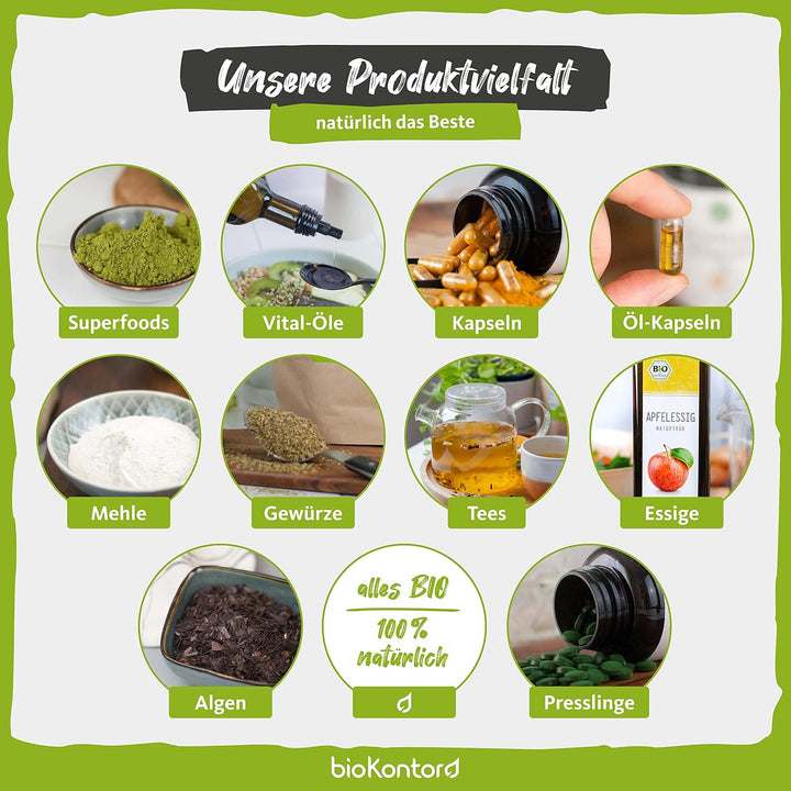 bioKontor – Bio Mandelöl 250ml – Mandelöl nativ kaltgepresst – 100% naturreines Mandel Öl in Rohkost