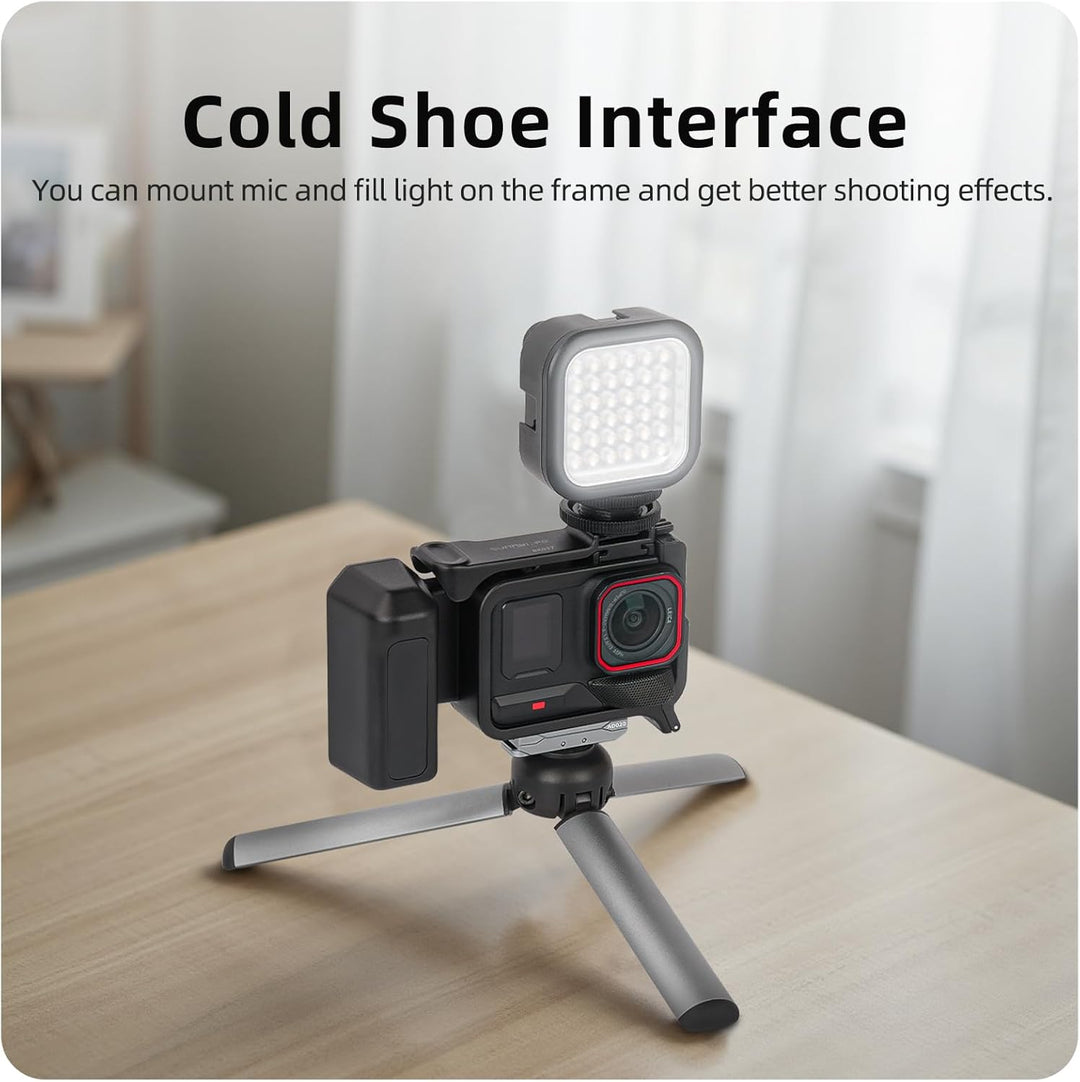 Gdraco Xplorer Grip Kit für Insta360 Ace Pro/2 Seitengriff Griff für Insta360 Ace Pro 2/Ace Pro
