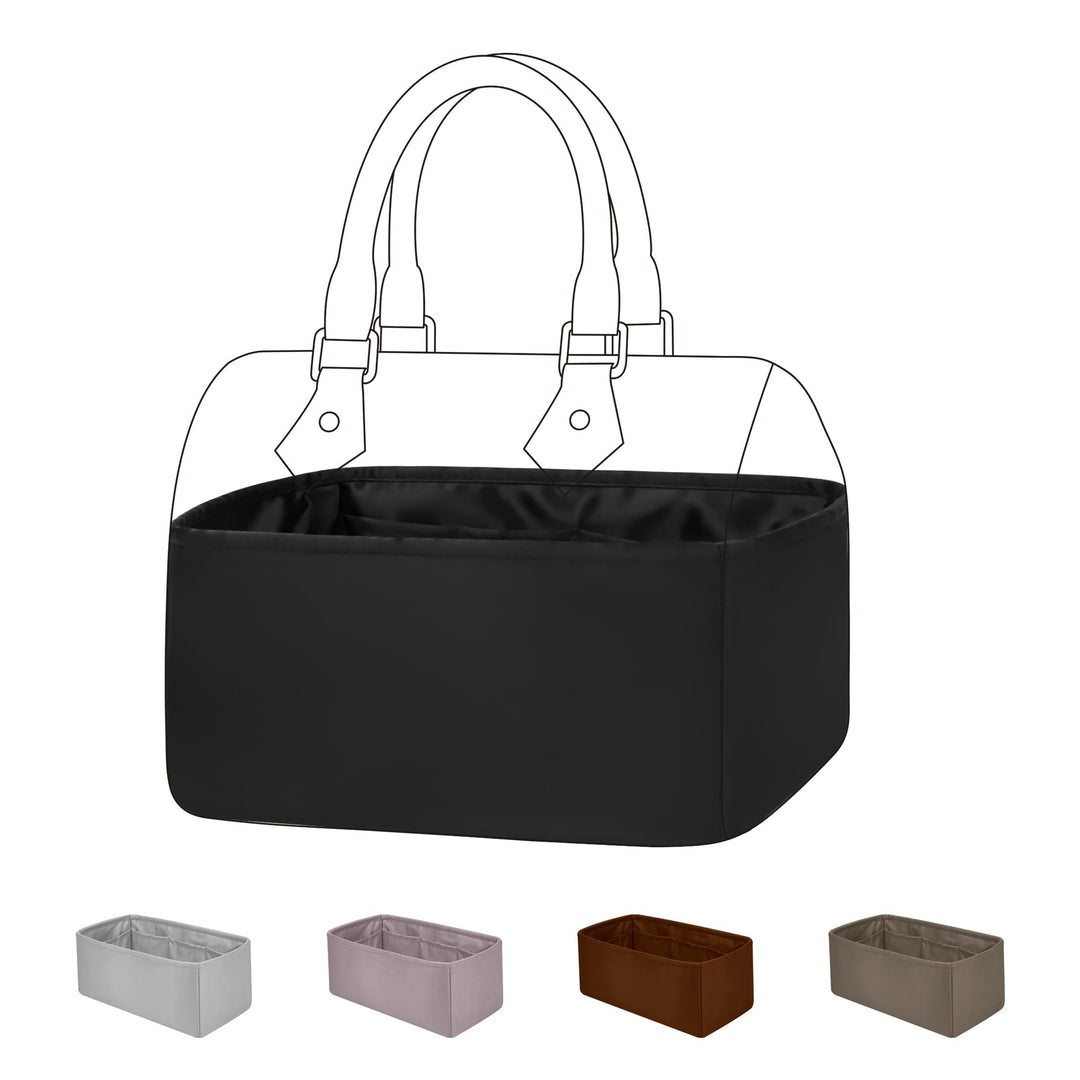DGAZ Handtaschen Organizer Einsatz, Seide Handtaschenorganisator für LV Speedy Nano/20/25/30/35/40/4