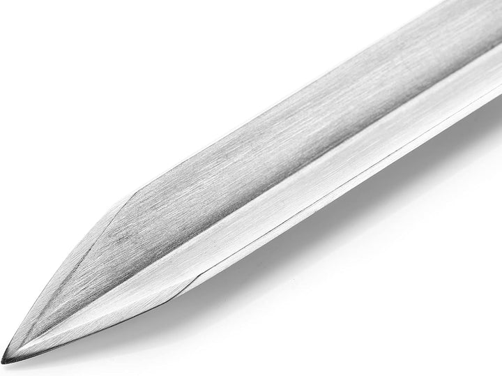 Forged Churrasco Grillspiesse 70cm, Olivenholz griff, Edelstahl, V-Form 70.0 Zentimeter, 70.0 Zentim