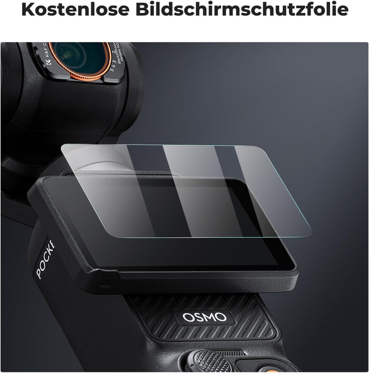 K&F Concept OSMO Pocket 3 Magnetischer ND2-ND32&Black Mist 1/4 Filter Kompatibel mit DJI OSMO Pocket