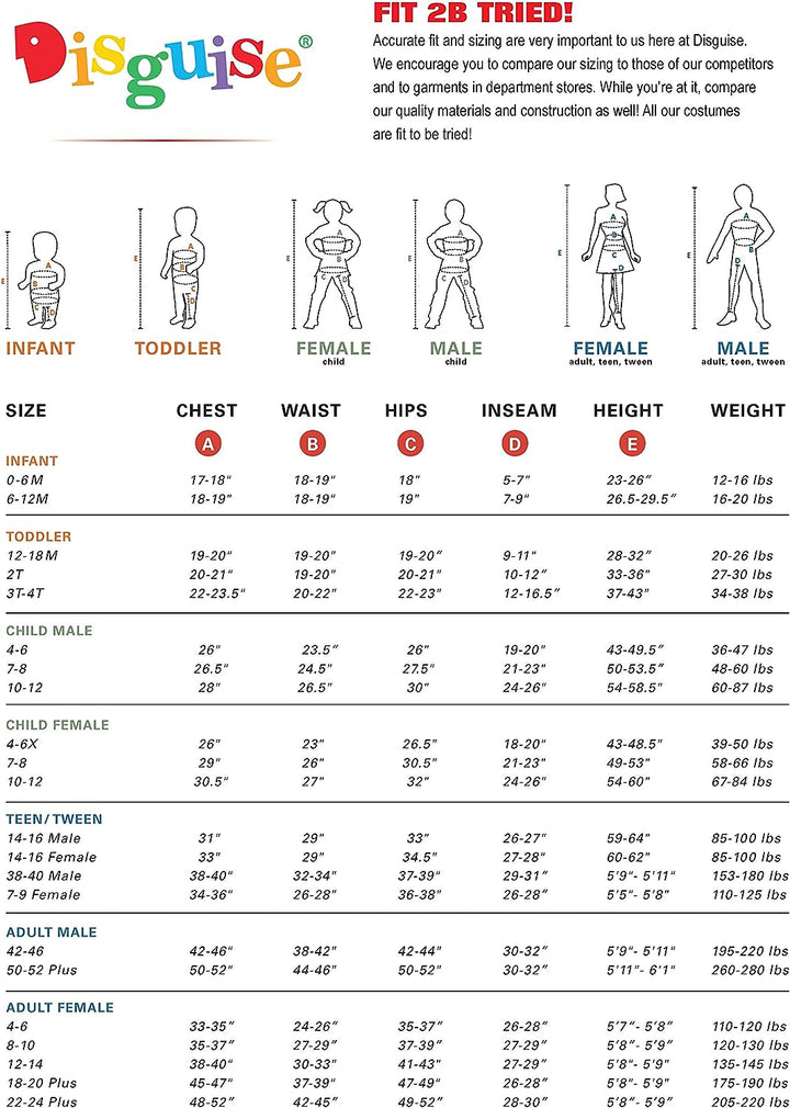 Disguise Miss Gnome Kostüm, Blau/Grün/Rot, L Blau / Grün / Rot L, Blau / Grün / Rot L