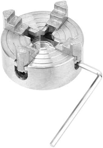 drechsel spannfutter + 4 Backenfutter Z011A, 4-Backenfutter aus Zinklegierung für Mini-Metalldrehmas