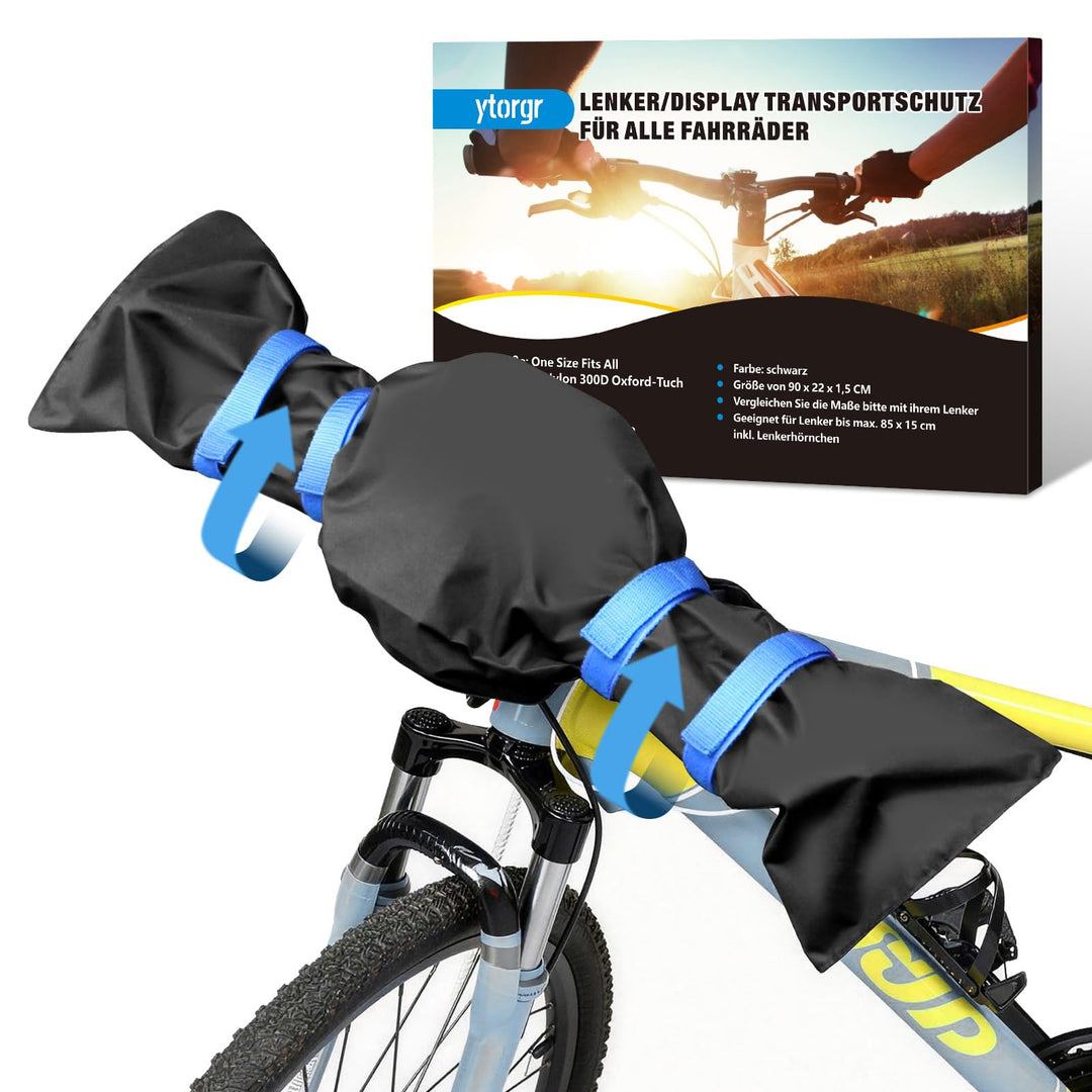 2 Stück Ebike Lenkerschutzhülle Transportschutz Schutz vor Nässe Staub und Schmutz Regenschutz Fahrr