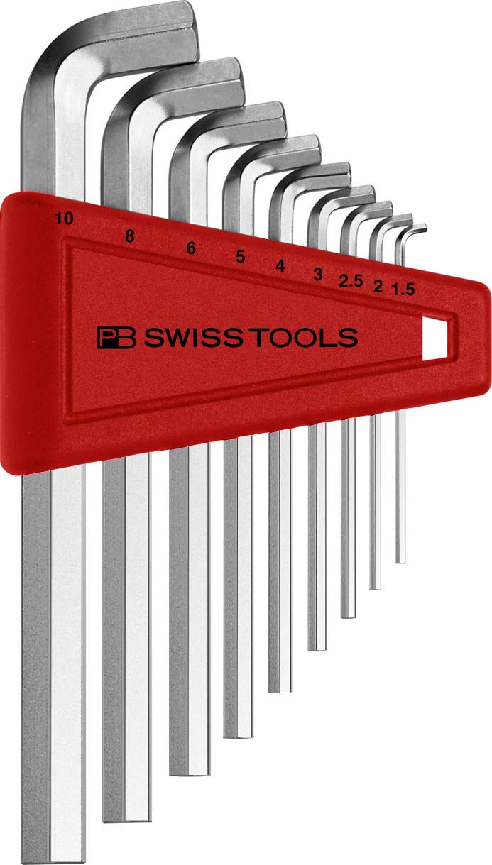 PB Swiss Tools 100° Innensechskantschlüssel Set 1,5-10 mm, 2210.H-10 CN