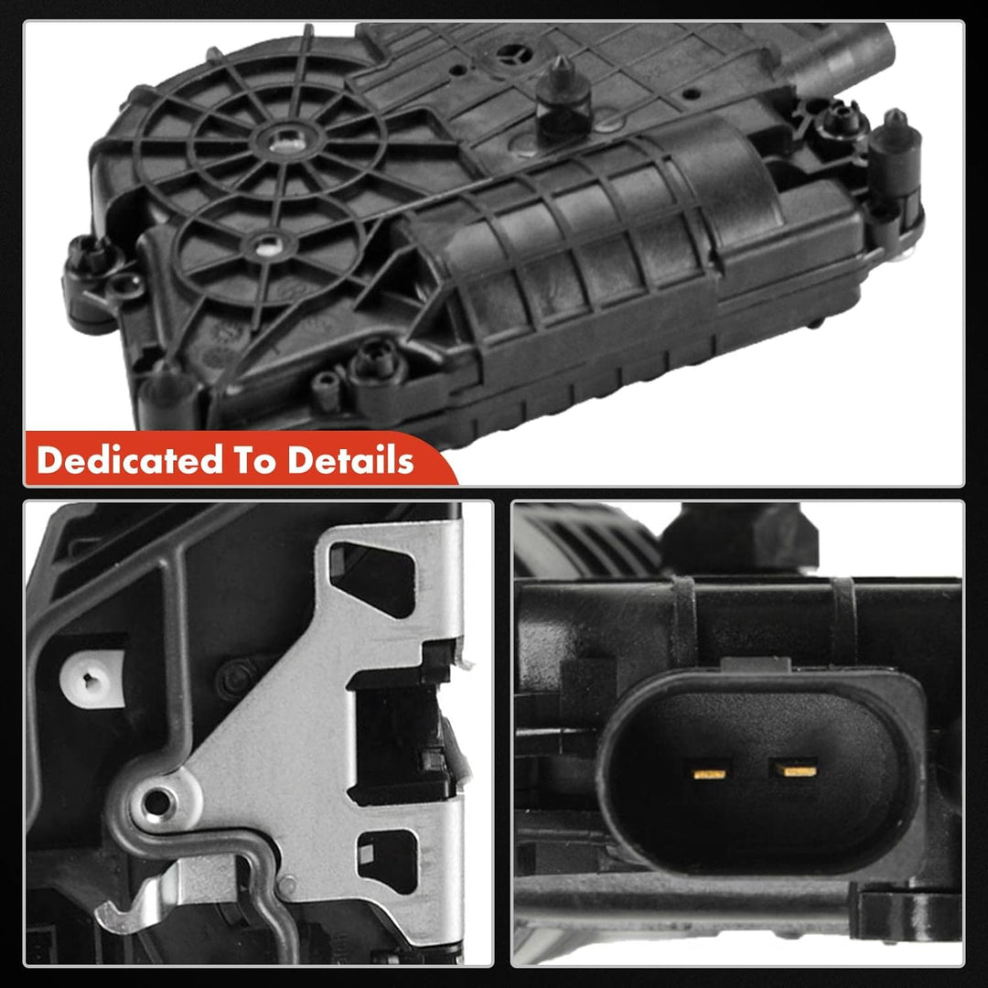 Frankberg Türschloss Stellmotor Hinten Rechts 2-Polig + 5-Polig Kompatibel mit X5 E70 SUV 2006-2013