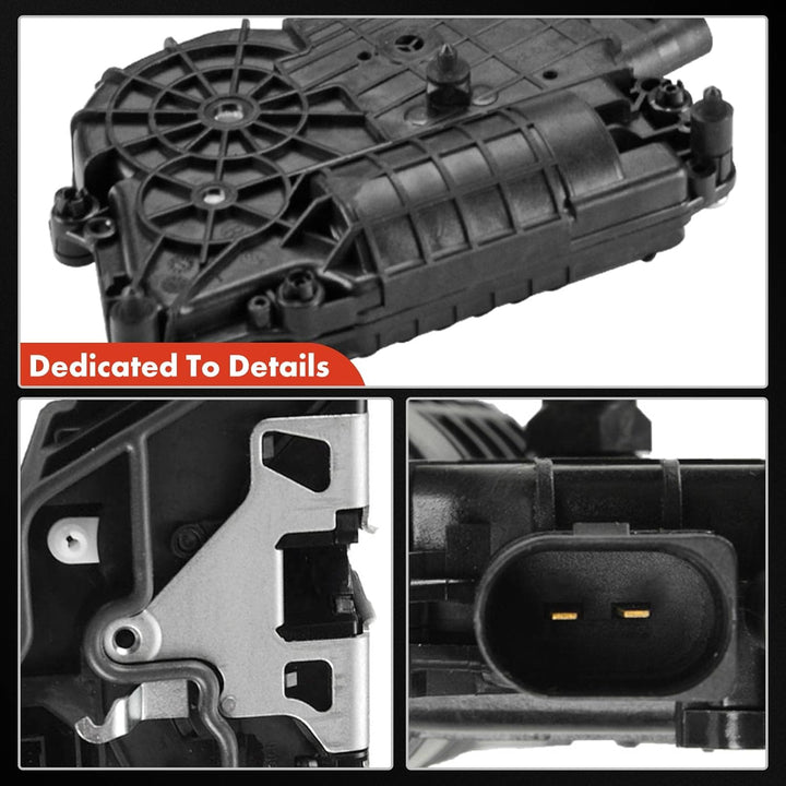Frankberg Türschloss Stellmotor Hinten Rechts 2-Polig + 5-Polig Kompatibel mit X5 E70 SUV 2006-2013