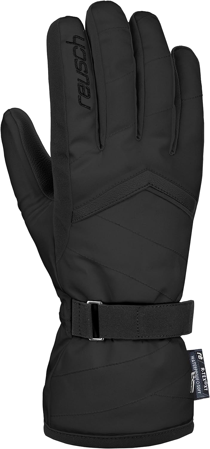 Reusch Damen Handschuhe Moni R-tex Xt Warm, Wasserdicht, Atmungsaktiv 6 Schwarz, 6 Schwarz
