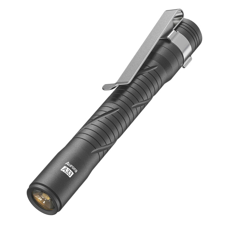 RovyVon Aurora A33 LED-Taschenlampe wiederaufladbar (schwarz), Schwarz