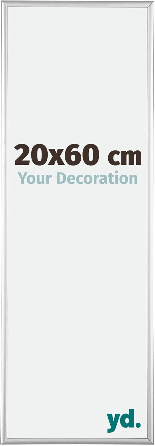 yd. Your Decoration - Bilderrahmen 20x60 cm - Bilderrahmen aus Aluminium mit Acrylglas - Antireflex