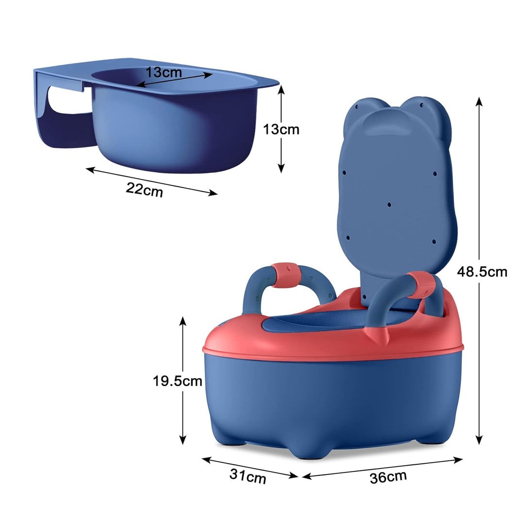 Aufun Töpfchen Baby Toilette Toilettensitz, Baby Potty, Toilettentrainer mit Griffe für Kleinkinder,