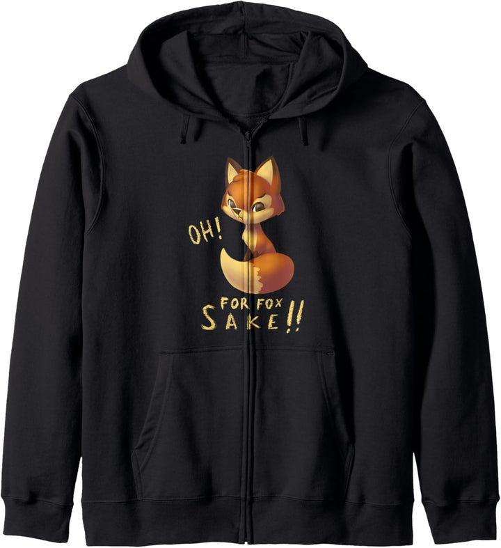 Oh For Fox Sake - Niedlicher Lustiger Fuchs Kapuzenjacke