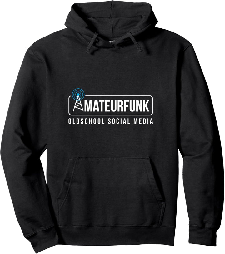 Old School Social Media Spruch Geschenk-Idee Funkamateur Pullover Hoodie