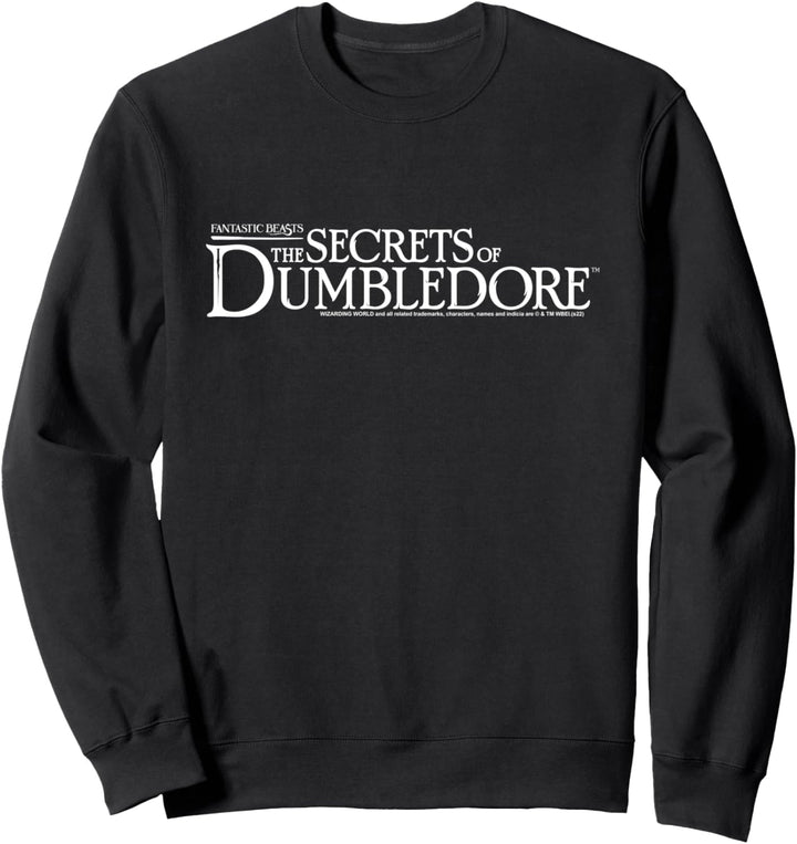 Fantastic Beasts The Secrets Of Dumbledore White Movie Logo Sweatshirt