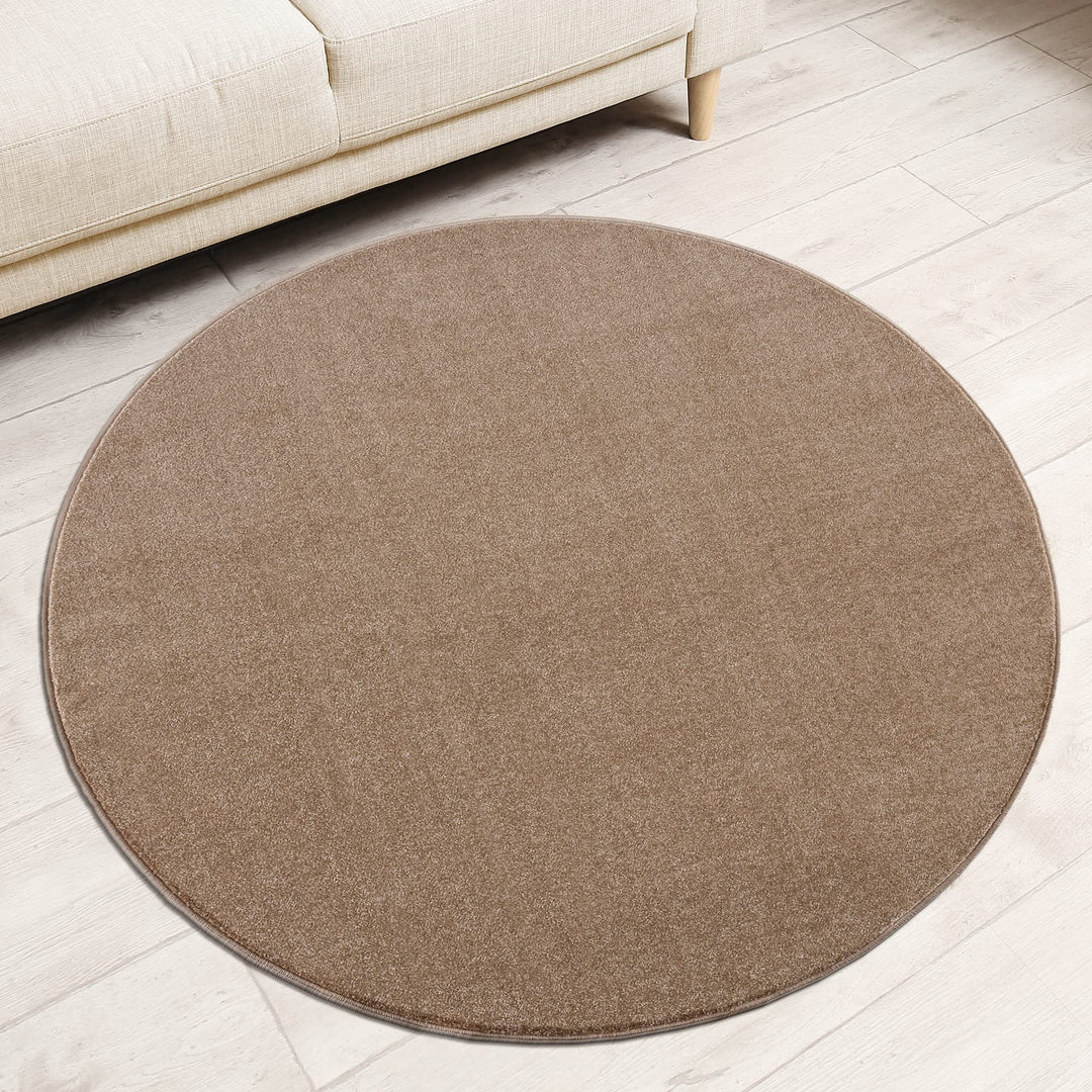 Impression Kurzflor-Wohnzimmerteppich - Schlichte Moderne Teppiche für Schlafzimmer, Büro, Flur, Küc