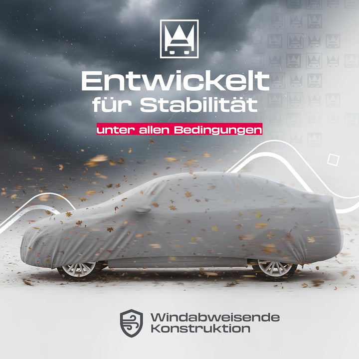 MOTOS Auto Abdeckplane Grösse SUV – 500 x 227 x 145 cm, Autogarage Abdeckung, Ganzjähriger Hagelschu